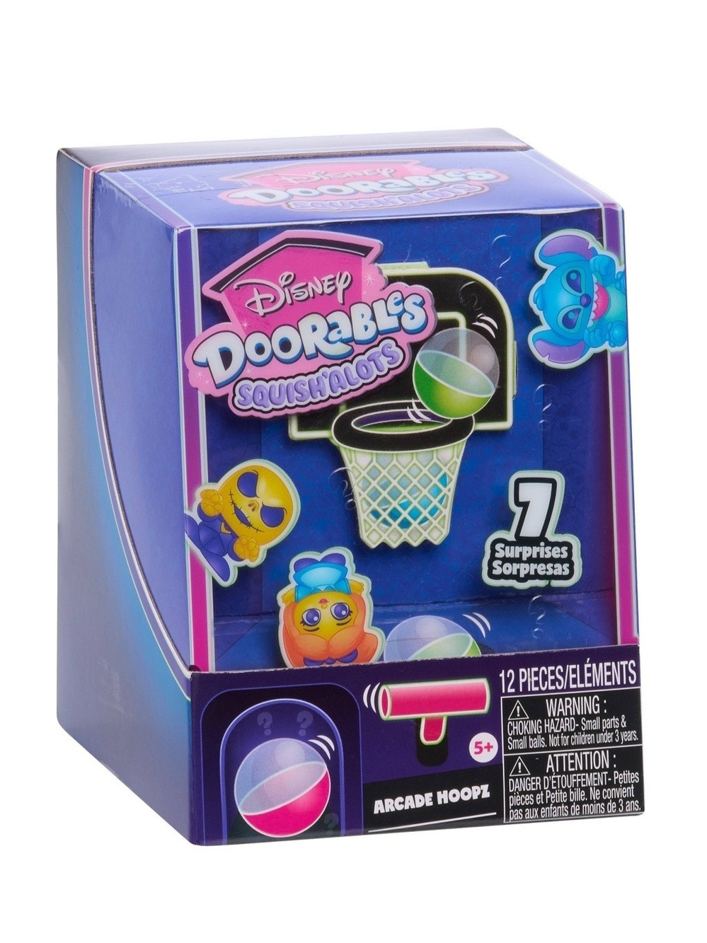 Disney Doorables Squishalots Arcade Hoopz Playset - Blue & Purple